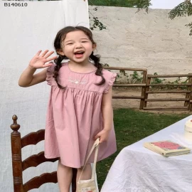 VÁY SUÔNG SÁT NÁCH THÊU HOA BG-Sỉ 121k