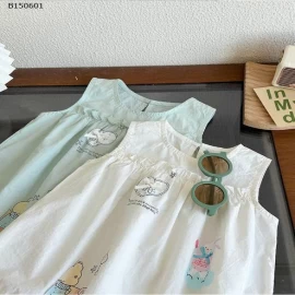 Váy thô họa tiết đáng yêu bé gái- sỉ 122k