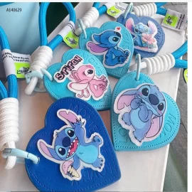 MÓC KHÓA TRÁI TIM HOẠT HÌNH  - sỉ 54k/set 2c chọn màu