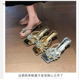 GUỐC CAO GÓT HOA ĐÍNH ĐÁ-Sỉ 188k 