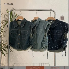 ÁO JEAN NỮ RÚT EO - sỉ 232k