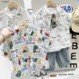 ÁO SƠ MI KACADY BÉ TRAI -sỉ 105k