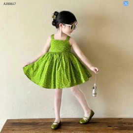 VÁY 2 DÂY XINH CHO BÉ GÁI- sỉ 208k