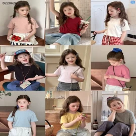 Áo thun trơn màu vải Lyocell Tencel AMBB-Sỉ 91k