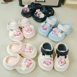 SỤC EVA ĐẾ CAO ĐÍNH HOA CHO BÉ-Sỉ 125K