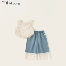  Bộ đồ dệt kim bé gái nhà M.bang -Sỉ 288k