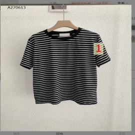 ÁO KẺ CỘC TAY CỔ TRÒN - sỉ 129k