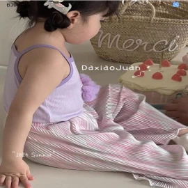 QUẦN SUÔNG ỐNG RỘNG CẠP CHUN CHO BÉ GÁI-Sỉ giá :55k/c 