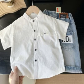 ÁO SƠ MI CỘC TAY - DÀI TAY CHO BÉ TRAI-Sỉ giá mẫu : 1-3: 112k  mẫu 4-6: 132k