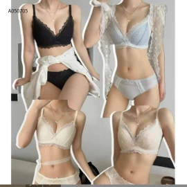  BỘ ĐỒ LÓT ĐÍNH NƠ NỮ-Sỉ giá 133K