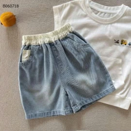 QUẦN SHORT JEANS MICKEY BÉ TRAI - sỉ 160k