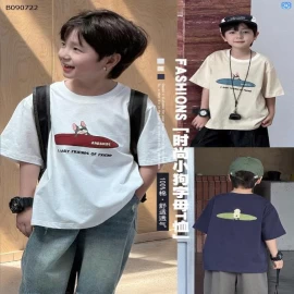 Áo thun tay ngắn in hình chú chó  AMBB cho bé CUTE -Sỉ 112k
