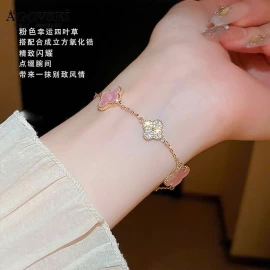 Vòng tay cỏ bốn lá AGOVSKI - sỉ 135k