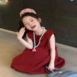 VÁY SÁT NÁCH cổ búp bê bé gái-Sỉ giá 120k/c