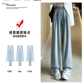 QUẦN JEAN TENCEL ỐNG RỘNG - sỉ 175k