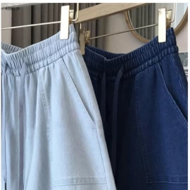 QUẦN SHORT JEAN CẠP CHUN -sỉ 140k