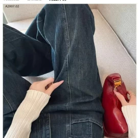 QUẦN JEAN XUÔNG VIỀN GÂN  - sỉ 182k