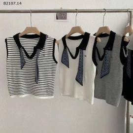 ÁO LEN SÁT NÁCH KÈM KHĂN-Sỉ giá 115k