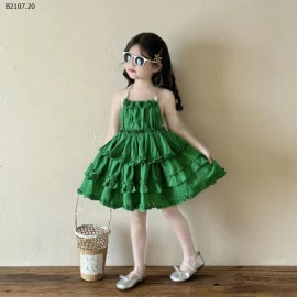 VÁY CỔ YẾM XÒE BỒNG HỞ LƯNG BG-Sỉ giá 269k