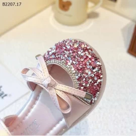 DÉP SANDAL NƠ BLING CHO BG-Sỉ giá sz 23-25: 130k  sz 26-30: 139k  sz 31-34: 148k 