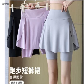 QUẦN VÁY THỂ THAO GIẢ 2 LỚP – MẶC ĐẸP, TẬP SƯỚNG!- sỉ 68k