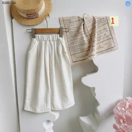 QUẦN ỐNG RỘNG BÉ GÁI -sỉ 103k