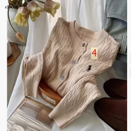 ÁO CARDIGAN LEN THÊU NGỰA  - sỉ 190k