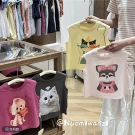 ÁO SÁT NÁCH IN HÌNH CUTE NUOMIWANZI- sỉ 69k