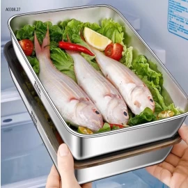 SET 5 HỘP INOX KÈM NẮP NHỰA  - sỉ 57k
