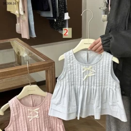 ÁO BABYDOLL XẾP LY NGỰC ĐÍNH NƠ-Sỉ giá 119k