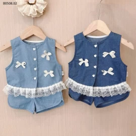 SET BỘ SÁT NÁCH ĐÍNH NƠ PHỐI REN BG - sỉ 220k