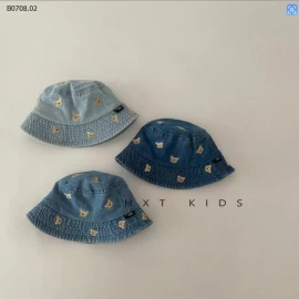 BUCKET DENIM THÊU CHO BÉ - sỉ 104k