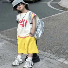 SET BỘ SÁT NÁCH + QUẦN VÀNG PHONG CÁCH BT- sỉ Áo: 120k  Quần: 110k 