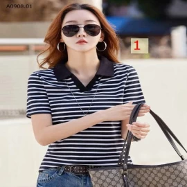 ÁO POLO KẺ CHO NỮ --Sỉ giá 130k