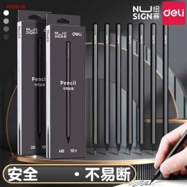 BÚT CHÌ GỖ ĐEN DELI-Sỉ 95k/1 set 3 hộp