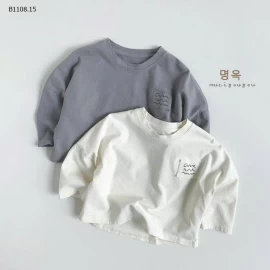 ÁO THUN TRƠN DÀI TAY HÀN-Giá sỉ 107k