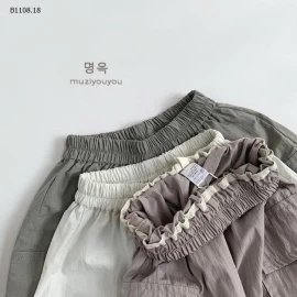 Quần yếm mỏng chống muỗi thoáng khí cho trẻ em -Giá sỉ 153k