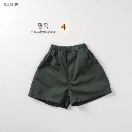 Quần short cotton cho bé trai và bé gái-Giá sỉ 120k
