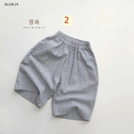 Quần lửng kẻ sọc dọc mỏng cho bé trai-Giá sỉ 129k