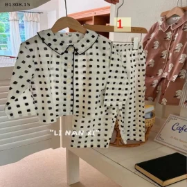 Bộ đồ ngủ trẻ em hoạt hình ve áo loại A -Sỉ 185k