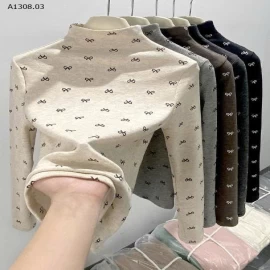 ÁO GIỮ NHIỆT CỔ 5P IN NƠ-Sỉ 89k 