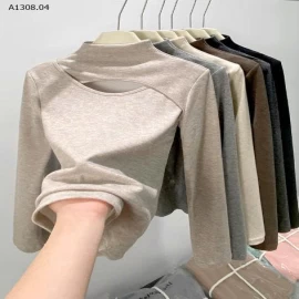 ÁO THUN KHOÉT NGỰC CỔ 3P-Sỉ 88k