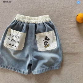 QUẦN SHORT JEANS MICKEY BÉ TRAI- sỉ 160k