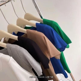 ÁO THUN TĂM CHO NỮ TAY NGẮN HELLO AVA - sỉ 142k/set 2 áo chọn màu size