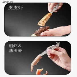 DỤNG CỤ BÓC VỎ TÔM- sỉ 30k/set 2c mix màu