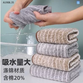 COMBO 20C KHĂN LAU ĐA NĂNG  - sỉ 76k/set 20c mix màu