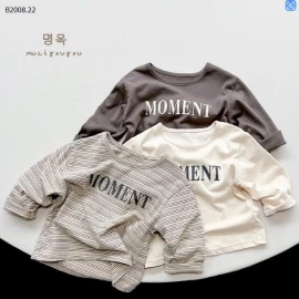 ÁO THUN DÀI TAY MOMENT - sỉ 125k