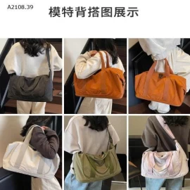 TÚI DU LỊCH XÁCH TAY MÀU TRƠN SANG CHẢNH - sỉ 177k