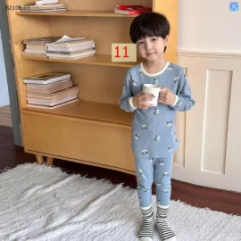 BỘ MẶC NHÀ DÀI TAY HÃNG AMBBKID- Sỉ giá sz 80-150 : 128k/1b sz 160: 148k/1b 