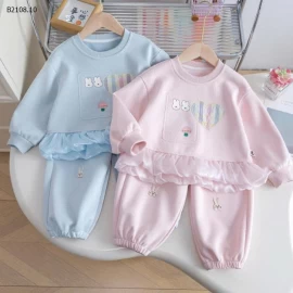 SET NỈ VIỀN BÈO BÉ GÁI-Sỉ 139k